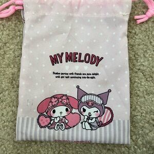 Sanrio My Melody Pink Drawstring Pouch